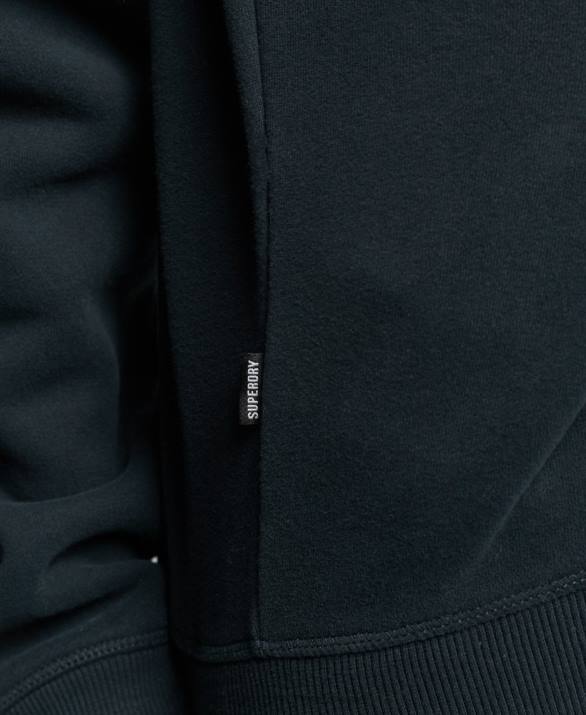 φούτερ henley vintage λογότυπο από οργανικό βαμβάκι γυναίκες είδη ένδυσης ΠΟΛΕΜΙΚΟ ΝΑΥΤΙΚΟ Superdry L02L6649