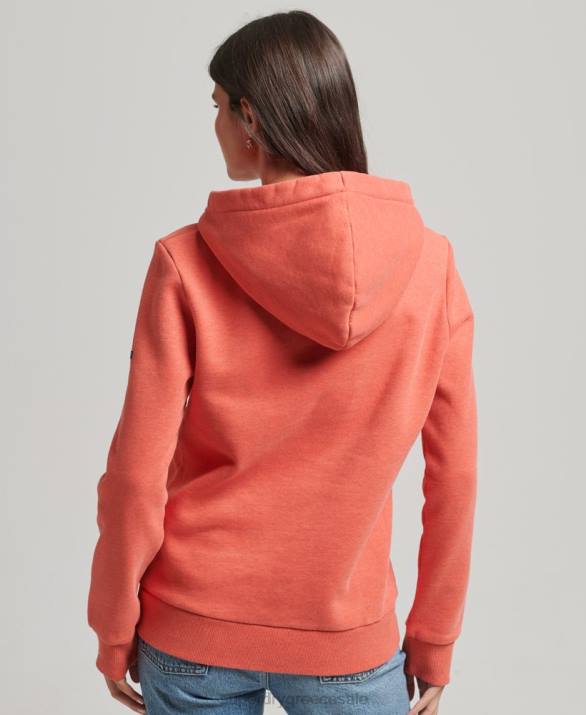 vintage cooper nostalgia hoodie γυναίκες είδη ένδυσης πορτοκάλι Superdry L02L6116