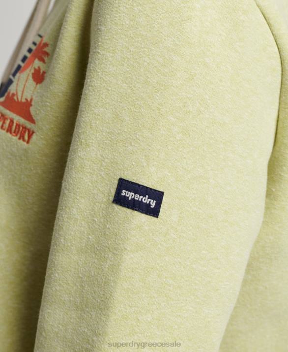 vintage υπέροχο hoodie σε εξωτερικούς χώρους γυναίκες είδη ένδυσης πράσινος Superdry L02L2168