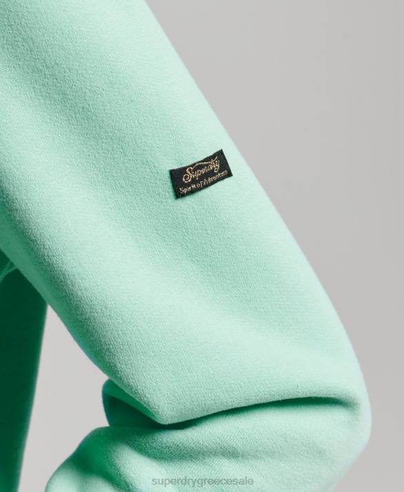 vintage λογότυπο αφηγηματικό hoodie γυναίκες είδη ένδυσης πράσινος Superdry L02L2294
