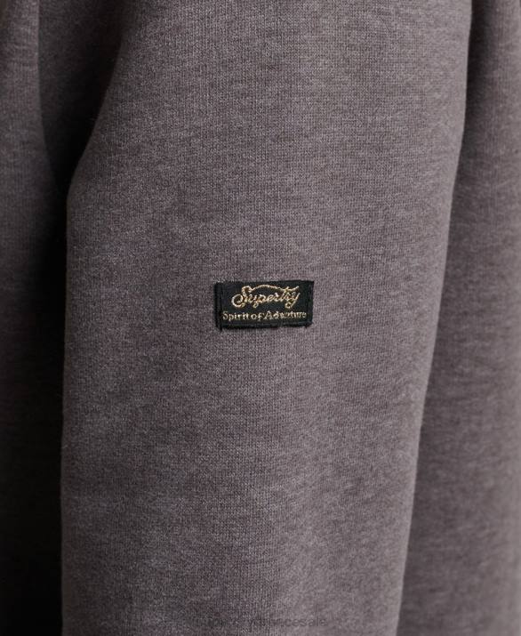 vintage λογότυπο αφηγηματικό hoodie γυναίκες είδη ένδυσης μαύρος Superdry L02L2305