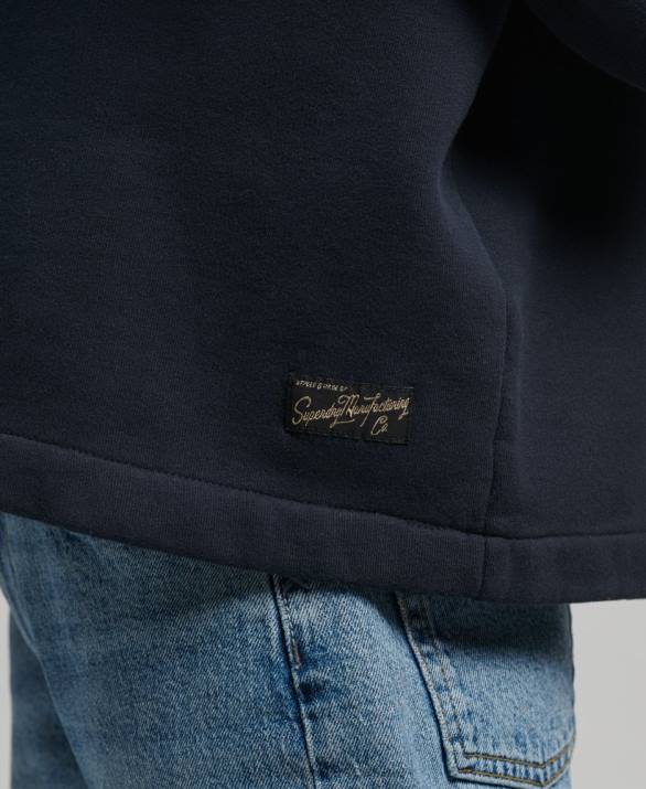 vintage λογότυπο κουτί ταιριάζει hoodie γυναίκες είδη ένδυσης ΠΟΛΕΜΙΚΟ ΝΑΥΤΙΚΟ Superdry L02L5864