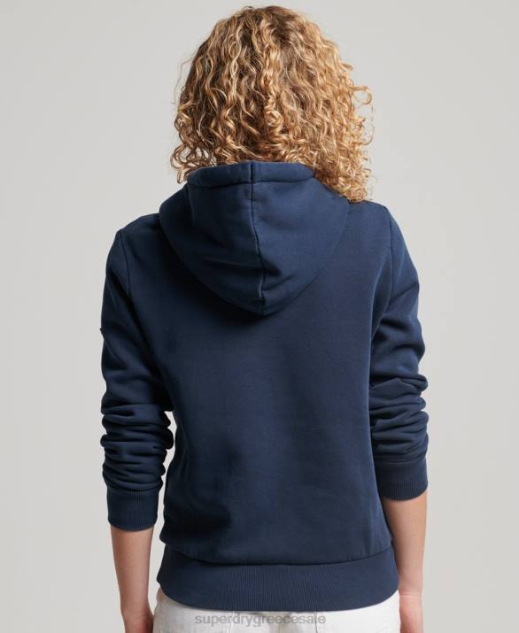 vintage hoodie venue γυναίκες είδη ένδυσης ΠΟΛΕΜΙΚΟ ΝΑΥΤΙΚΟ Superdry L02L2301