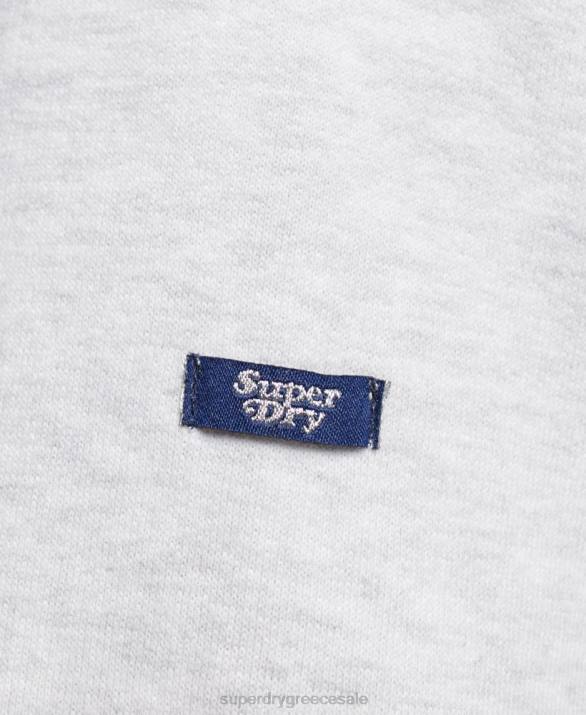 vintage σενάριο infill hoodie γυναίκες είδη ένδυσης ανοιχτό γκρι Superdry L02L2223