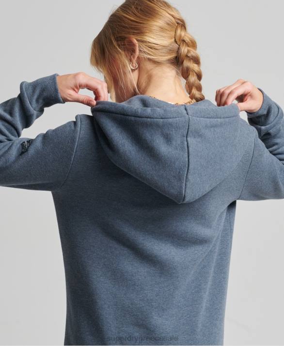 vintage pride in craft zip hoodie γυναίκες είδη ένδυσης ΠΟΛΕΜΙΚΟ ΝΑΥΤΙΚΟ Superdry L02L6123