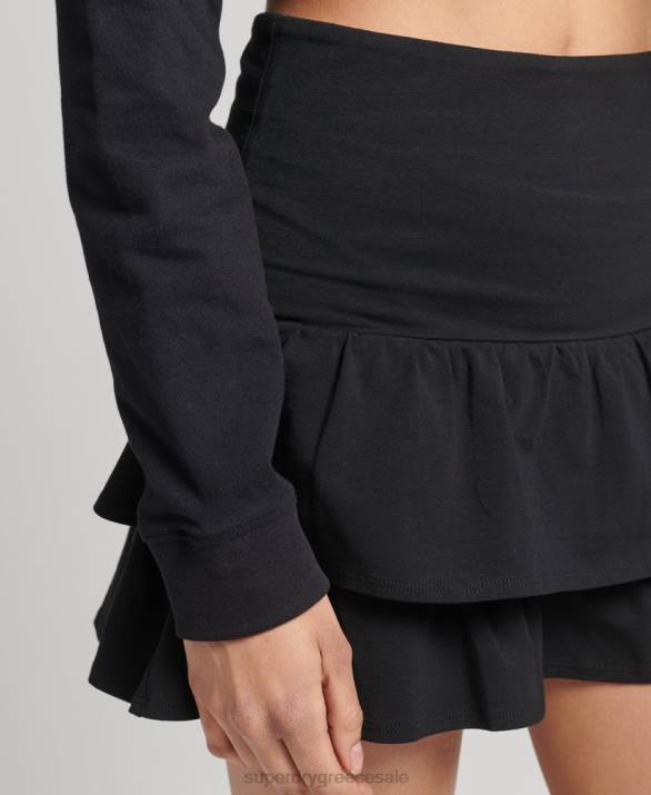vintage 90s φούστα γυναίκες είδη ένδυσης μαύρος Superdry L02L4128
