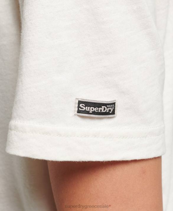 vintage indie μπλουζάκι γυναίκες είδη ένδυσης κρέμα Superdry L02L6221