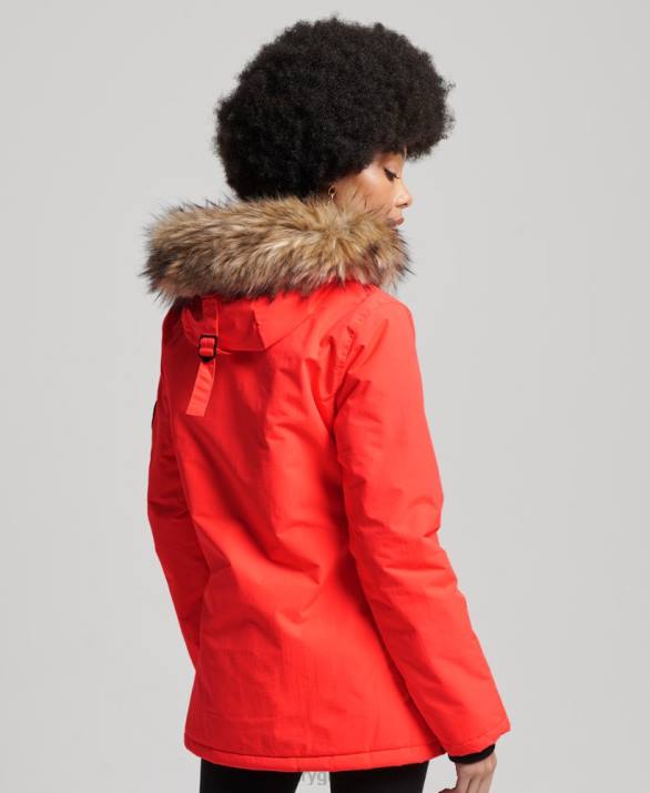 σακάκι everest parka γυναίκες είδη ένδυσης κοράλλι Superdry L02L5648
