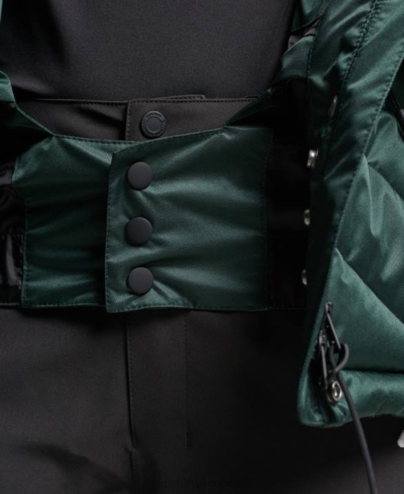 χιόνι luxe puffer jacket γυναίκες είδη ένδυσης πράσινος Superdry L02L3680