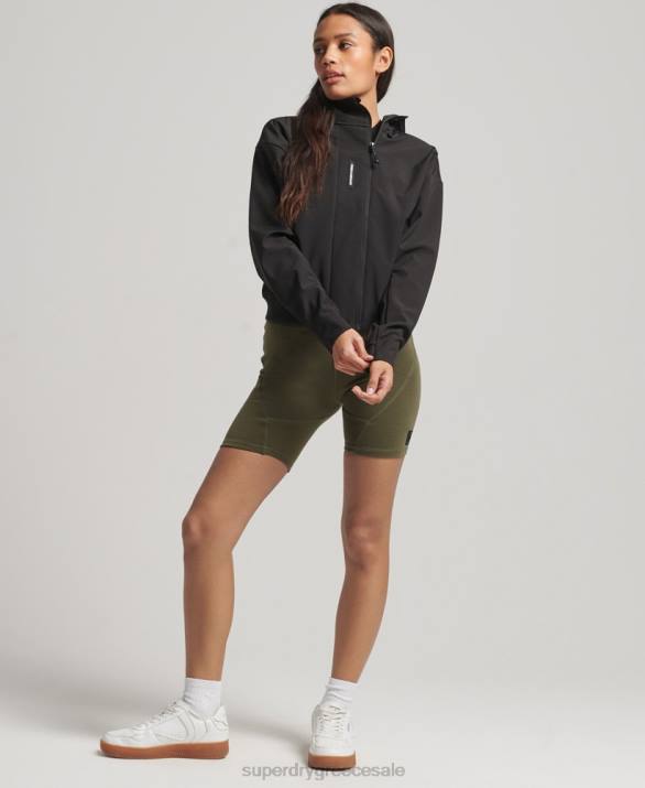 tech crop softshell σακάκι γυναίκες είδη ένδυσης μαύρος Superdry L02L5432