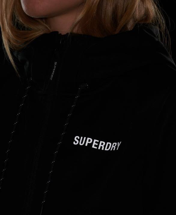 tech softshell μπουφάν γυναίκες είδη ένδυσης μαύρος Superdry L02L5554