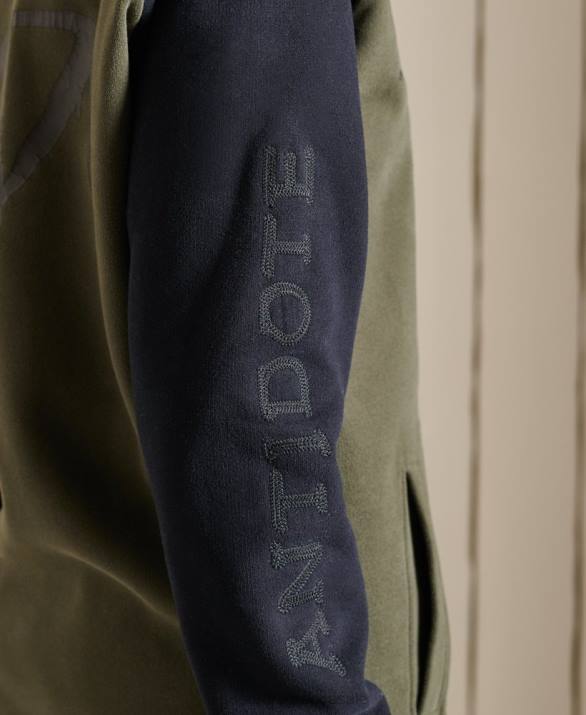 vintage υπερμεγέθη ζέρσεϊ bomber jackets γυναίκες είδη ένδυσης πράσινος Superdry L02L6040