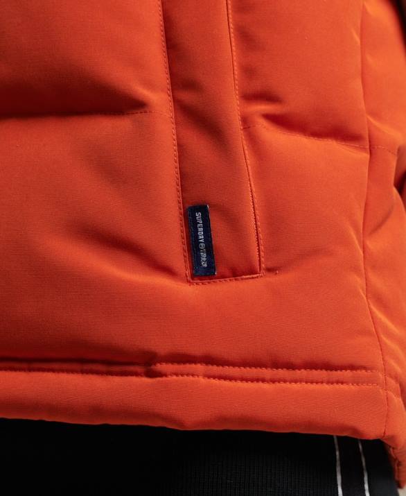 vintage κουκούλα everest gilet γυναίκες είδη ένδυσης πορτοκάλι Superdry L02L3621