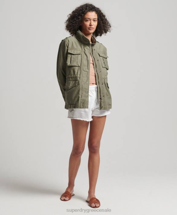 vintage σακάκι m65 γυναίκες είδη ένδυσης πράσινος Superdry L02L1992
