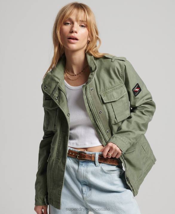 vintage σακάκι m65 γυναίκες είδη ένδυσης χακί Superdry L02L3516