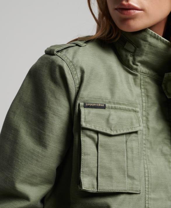 vintage σακάκι m65 γυναίκες είδη ένδυσης χακί Superdry L02L3516