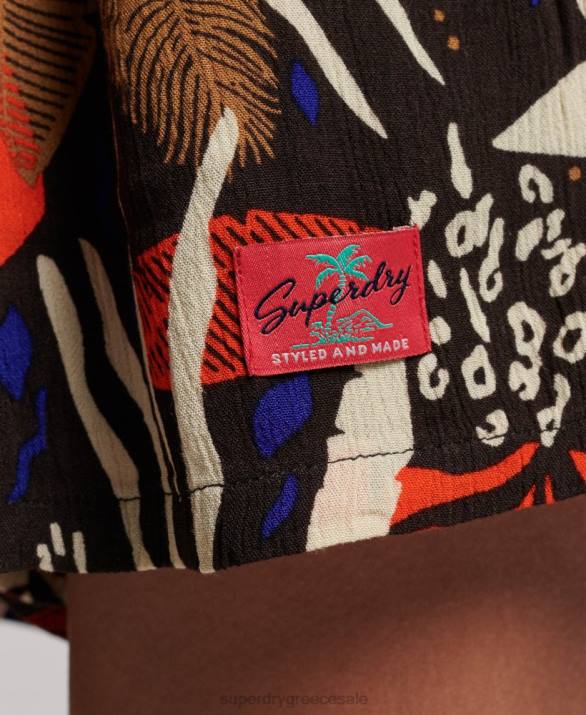 vintage playsuit παραλίας γυναίκες είδη ένδυσης καφέ Superdry L02L4095
