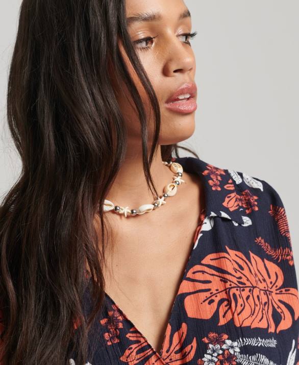 vintage playsuit παραλίας γυναίκες είδη ένδυσης ΠΟΛΕΜΙΚΟ ΝΑΥΤΙΚΟ Superdry L02L4098