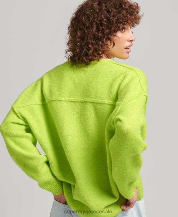 υπερμεγέθη v jumper λαιμού γυναίκες Superdry είδη ένδυσης 00T2R4023 πράσινος
