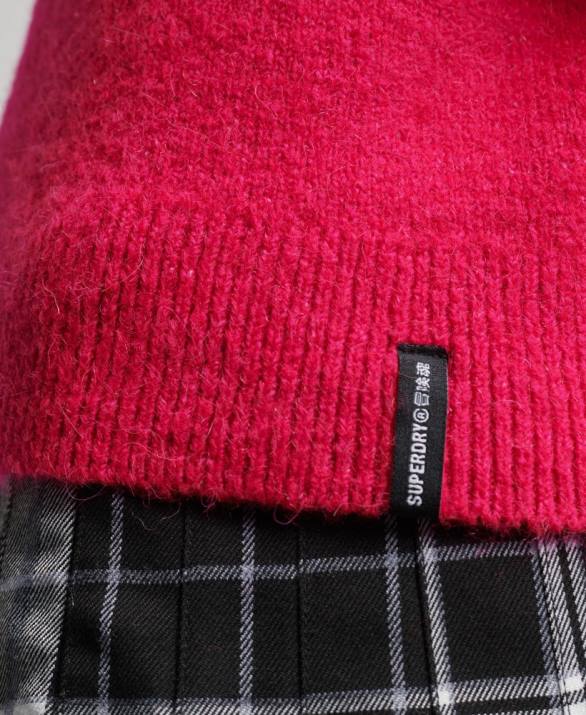 vintage απαραίτητο εικονικό jumper λαιμό γυναίκες είδη ένδυσης ροζ Superdry L02L3997