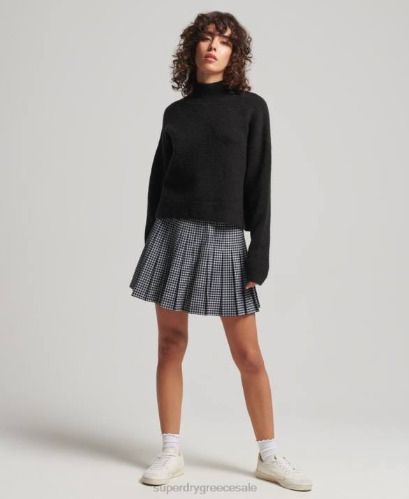 vintage απαραίτητο εικονικό jumper λαιμό γυναίκες είδη ένδυσης μαύρος Superdry L02L6531