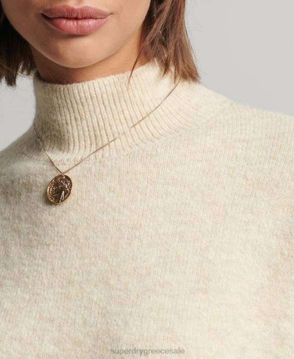 vintage απαραίτητο εικονικό jumper λαιμό γυναίκες είδη ένδυσης κρέμα Superdry L02L6592