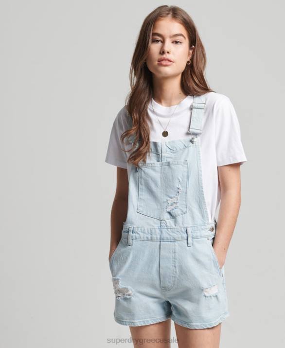 vintage σορτς σορτς γυναίκες είδη ένδυσης γαλάζιο Superdry L02L4099