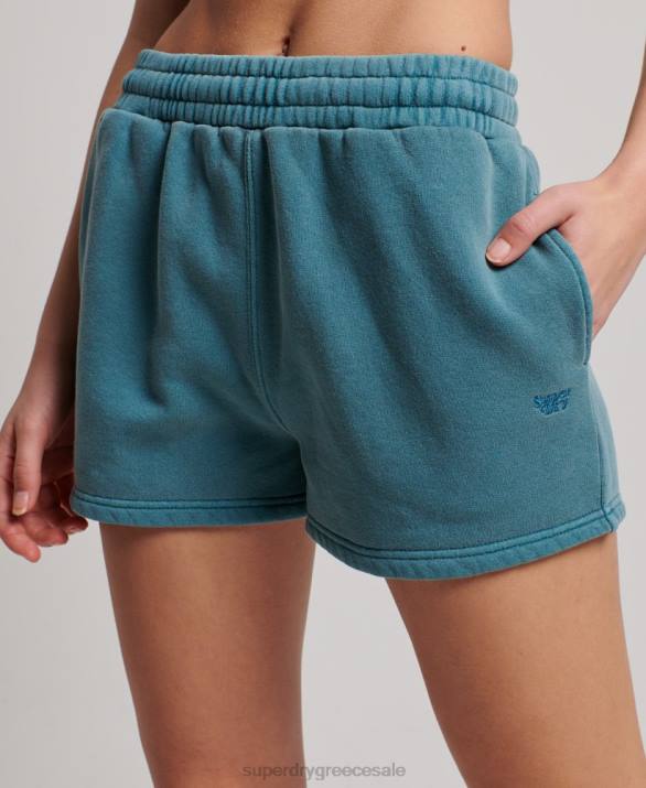 vintage sweat σορτς γυναίκες είδη ένδυσης τουρκουάζ Superdry L02L3140