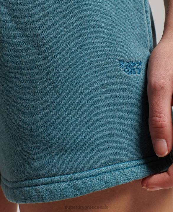 vintage sweat σορτς γυναίκες είδη ένδυσης τουρκουάζ Superdry L02L3140