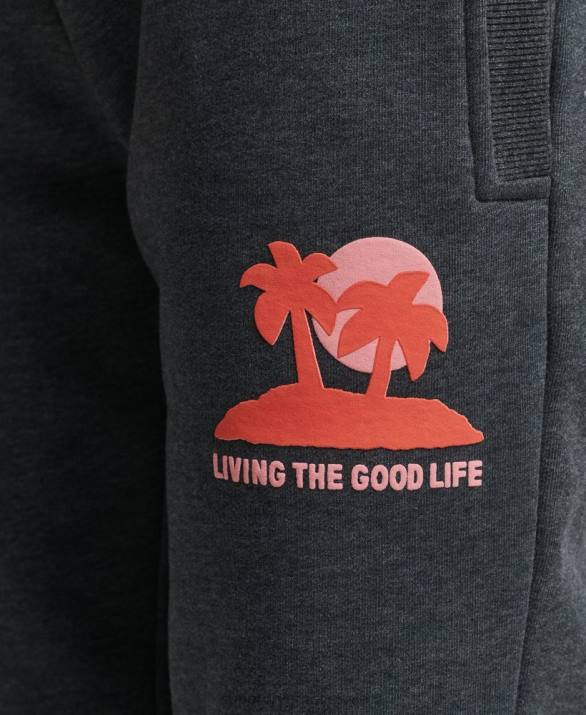 vintage Cali έκοψε τους joggers γυναίκες είδη ένδυσης το κόκκινο Superdry L02L2254