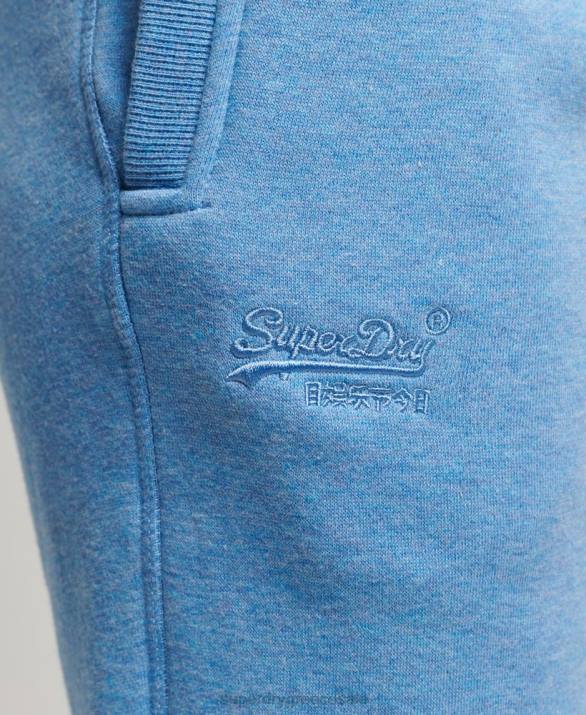 vintage λογότυπο κεντημένα joggers γυναίκες είδη ένδυσης μπλε Superdry L02L2265
