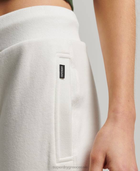 vintage λογότυπο κεντημένα joggers γυναίκες είδη ένδυσης άσπρο Superdry L02L2308