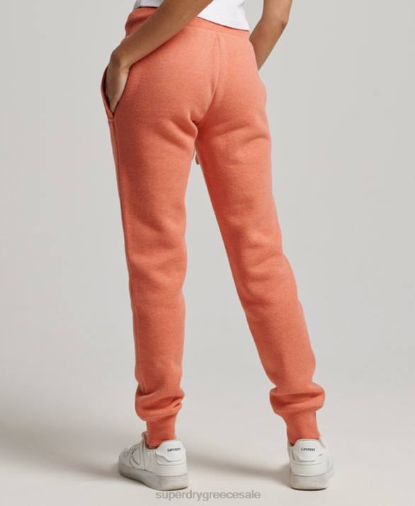 vintage λογότυπο κεντημένα joggers γυναίκες είδη ένδυσης κοράλλι Superdry L02L3913