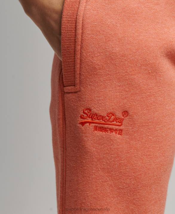 vintage λογότυπο κεντημένα joggers γυναίκες είδη ένδυσης κοράλλι Superdry L02L3913