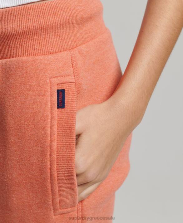 vintage λογότυπο κεντημένα joggers γυναίκες είδη ένδυσης κοράλλι Superdry L02L3913