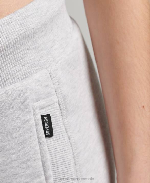 οργανικό βαμβάκι vintage λογότυπο κεντημένο joggers γυναίκες είδη ένδυσης ανοιχτό γκρι Superdry L02L3915