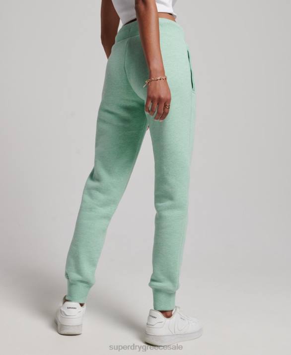 vintage λογότυπο κεντημένα joggers γυναίκες είδη ένδυσης πράσινος Superdry L02L3925