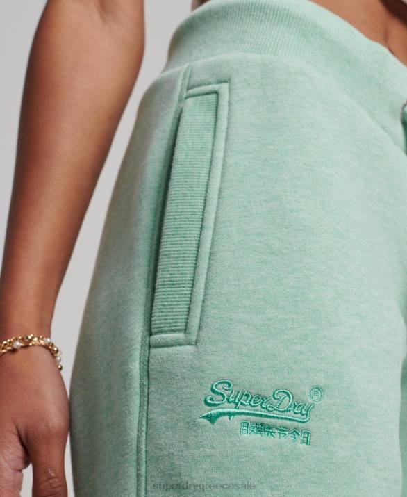 vintage λογότυπο κεντημένα joggers γυναίκες είδη ένδυσης πράσινος Superdry L02L3925