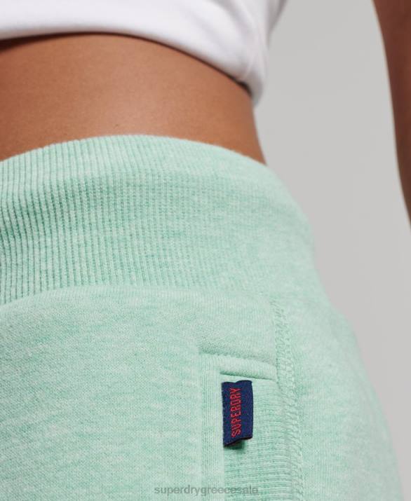 vintage λογότυπο κεντημένα joggers γυναίκες είδη ένδυσης πράσινος Superdry L02L3925