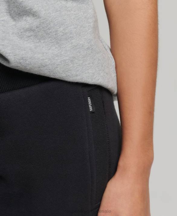 οργανικό βαμβάκι vintage λογότυπο κεντημένο joggers γυναίκες είδη ένδυσης μαύρος Superdry L02L3927
