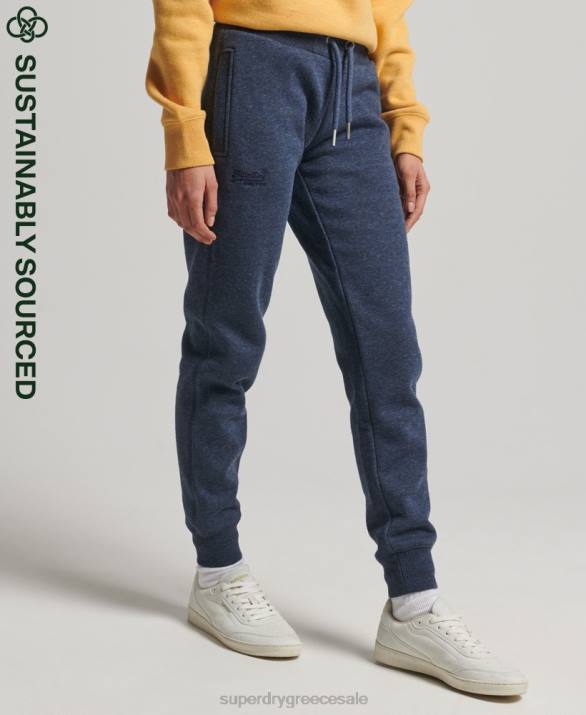 οργανικό βαμβάκι vintage λογότυπο κεντημένο joggers γυναίκες είδη ένδυσης ΠΟΛΕΜΙΚΟ ΝΑΥΤΙΚΟ Superdry L02L3929