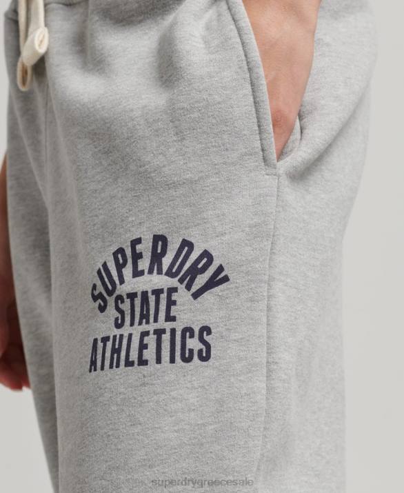vintage κολεγιακό joggers γυναίκες είδη ένδυσης γκρί Superdry L02L6511