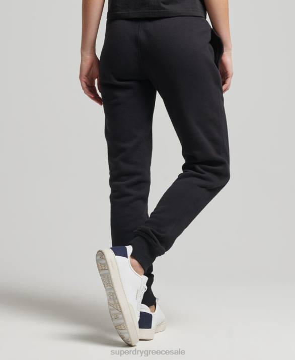 vintage κολεγιακό joggers γυναίκες είδη ένδυσης μαύρος Superdry L02L6571