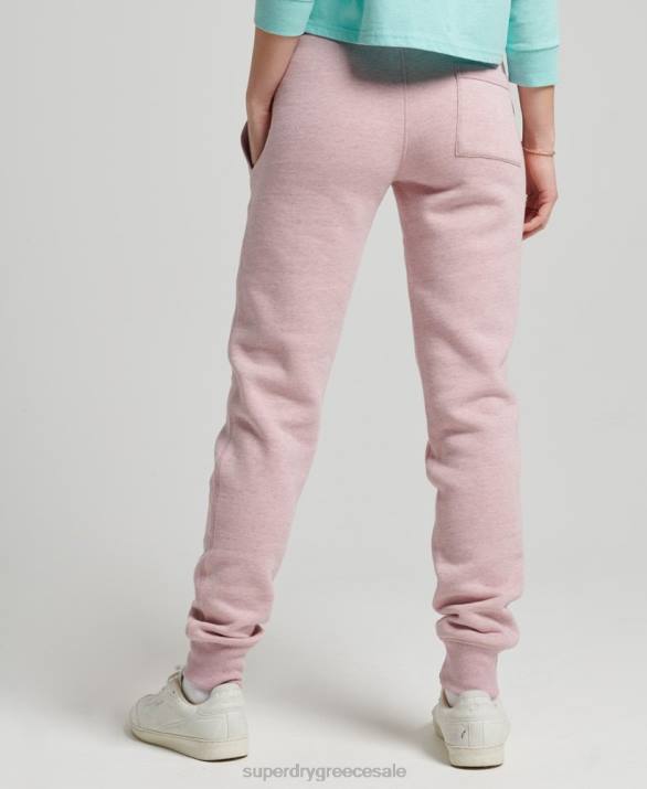 vintage στυλ σενάριο κολεγιακό joggers γυναίκες είδη ένδυσης ροζ Superdry L02L6577