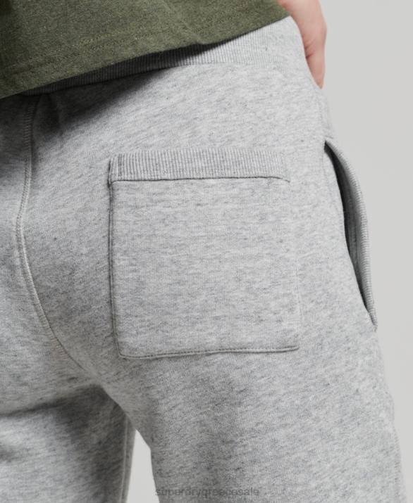 vintage στυλ σενάριο κολεγιακό joggers γυναίκες είδη ένδυσης γκρί Superdry L02L6578