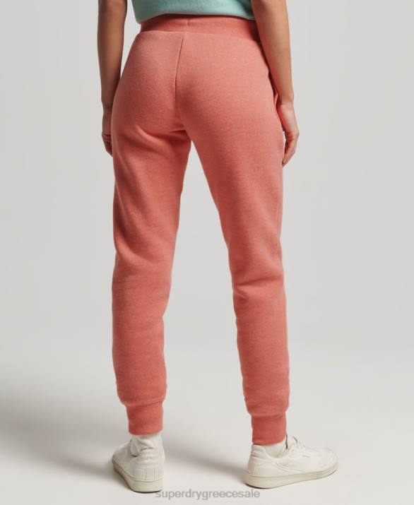 οργανικό βαμβάκι vintage λογότυπο κεντημένο joggers γυναίκες είδη ένδυσης κοράλλι Superdry L02L6580
