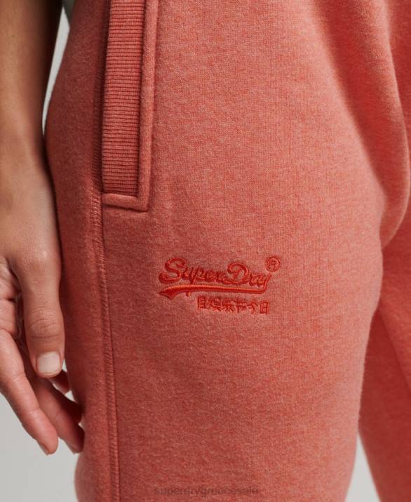 οργανικό βαμβάκι vintage λογότυπο κεντημένο joggers γυναίκες είδη ένδυσης κοράλλι Superdry L02L6580