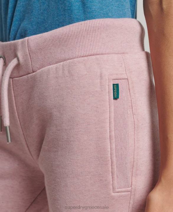 οργανικό βαμβάκι vintage λογότυπο κεντημένο joggers γυναίκες είδη ένδυσης ροζ Superdry L02L6581