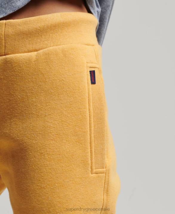 οργανικό βαμβάκι vintage λογότυπο κεντημένο joggers γυναίκες είδη ένδυσης κίτρινος Superdry L02L6582