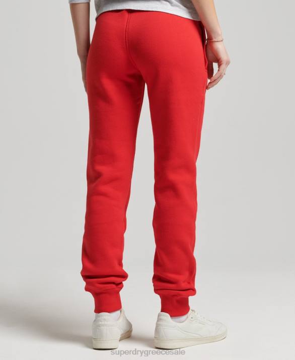 vintage κολεγιακό joggers γυναίκες είδη ένδυσης το κόκκινο Superdry L02L6587